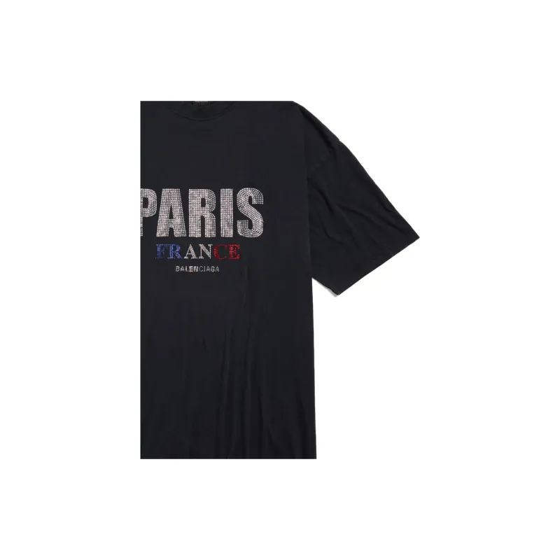 Balenciaga Logo studded T shirt-3