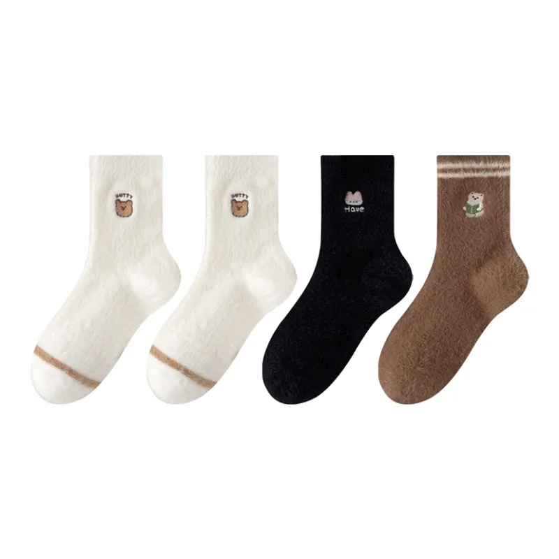 MIIOW Trend Party Series Mid Calf Socks Women's 4 Pack-8