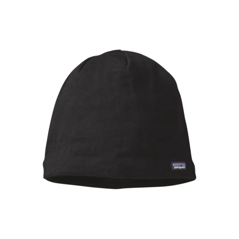 Patagonia Recycled Polyester Beanies Unisex Black-0