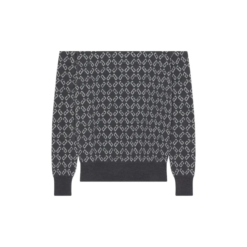 Givenchy Monogram 72 Kacquard Knit Sweater-5