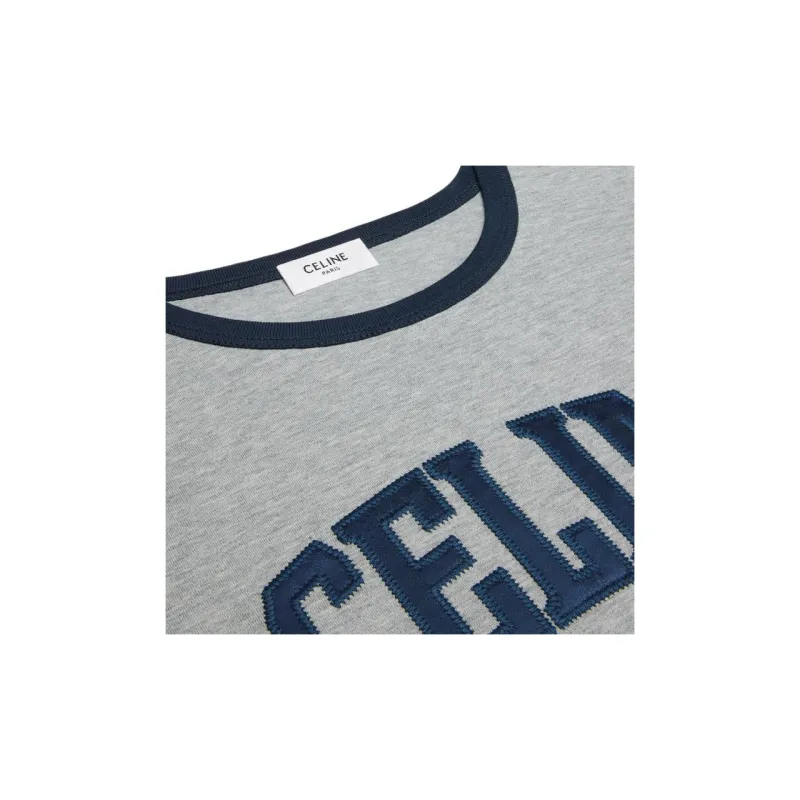 CELINE Paris 70's T shirt In Cotton Jersey-4