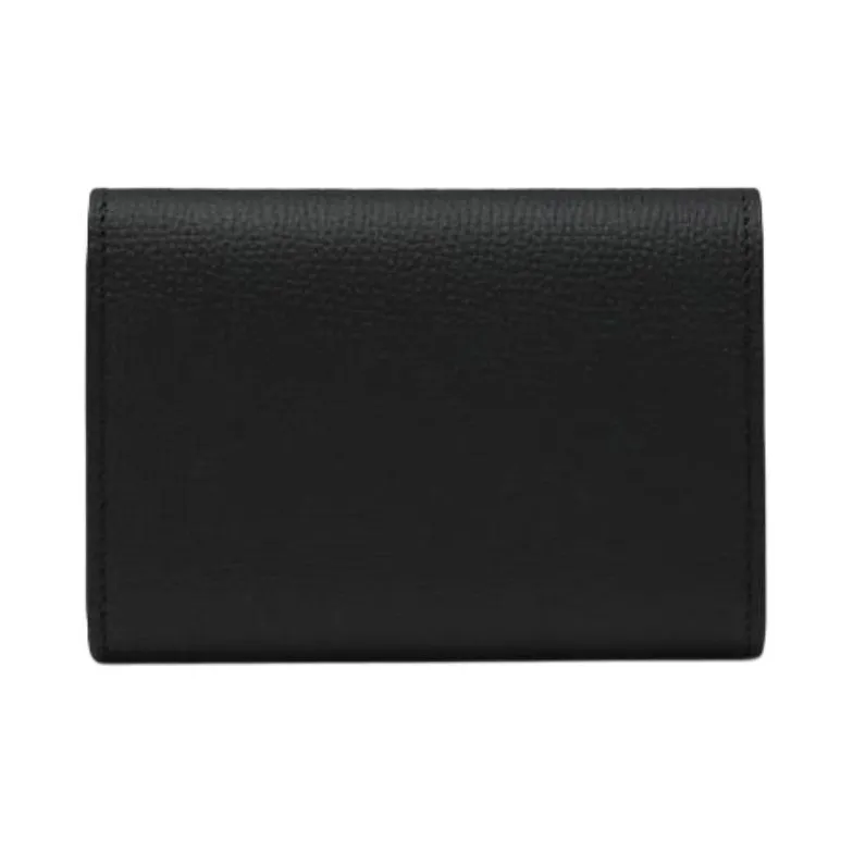LOEWE Anagram Calfskin Wallet Women's Black-2