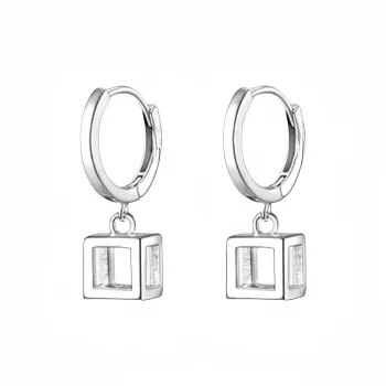 BKBU 925 Sterling Silver Earrings Unisex