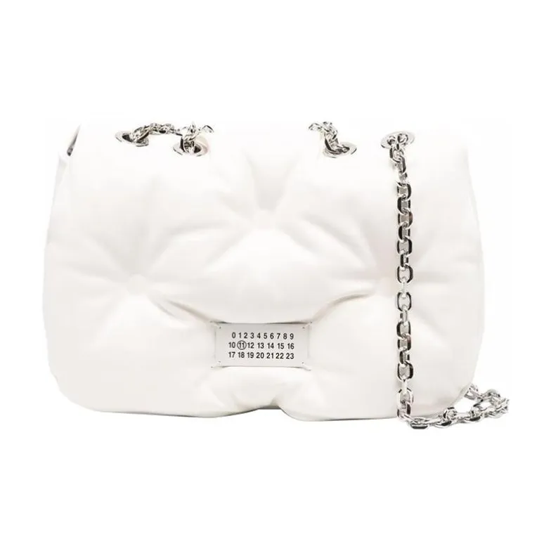 Maison Margiela Cow Leather Shoulder Bag Women's White-0