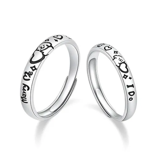 LuluCanaan 999 Fine Silver Rings Unisex-0