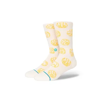 Stance x MENGHUANXIYOULIANMINGKUAN Mid Calf Socks Unisex 1 Pack White
