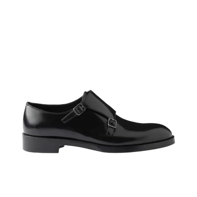 PRADA Double Dress Shoes Men's Black-1