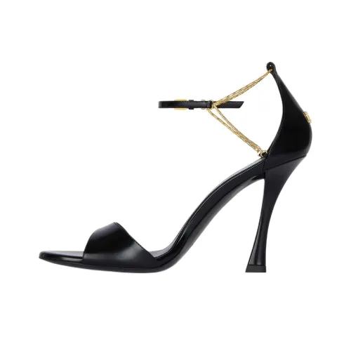 Givenchy 4G Liquid One Strap Sandals 9.5cm Women's Black
