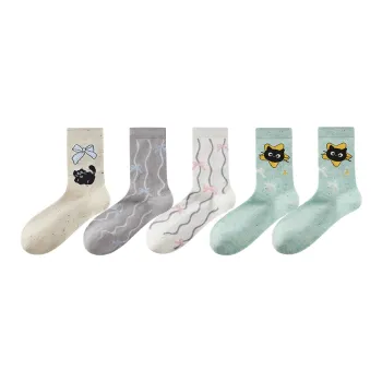 Caramella Mid Calf Socks Women's 5 Pack