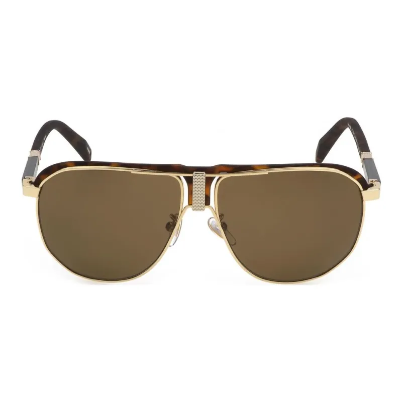 CHOPARD Metal Aviator Sunglasses Men's Bright Rose Gold-1