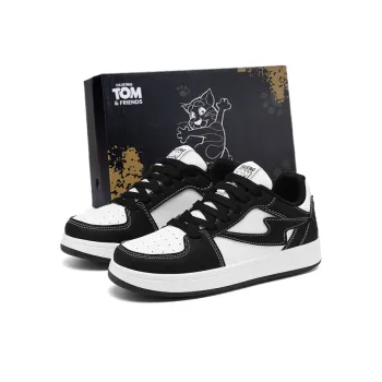 TALKING TOM Thermal Coverage Abrasion Resistant Slip Resistant Low Top Skateboard Shoes Unisex