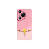 Snake Gem Pendant Pink