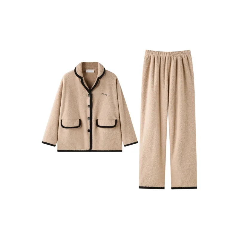 Meonsill Pajama Set Women's Apricot-0