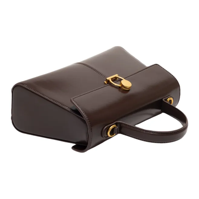 OCTSUI PVC Handbag Medium Size Women's Caramel/Coffee/Black Red-6