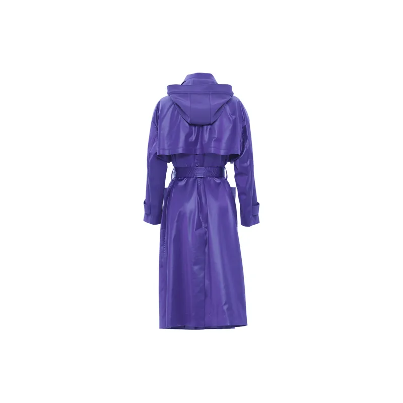 MASFER.SU Trench Coat Women's Violet-1
