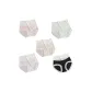 MY-1573/Light Pink+Light Green+Light Skin+Light Purple+Black/5 Pack