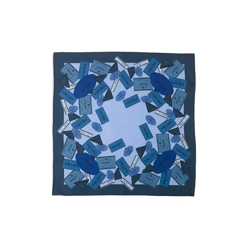 PRADA Printed Twill Scarf-0