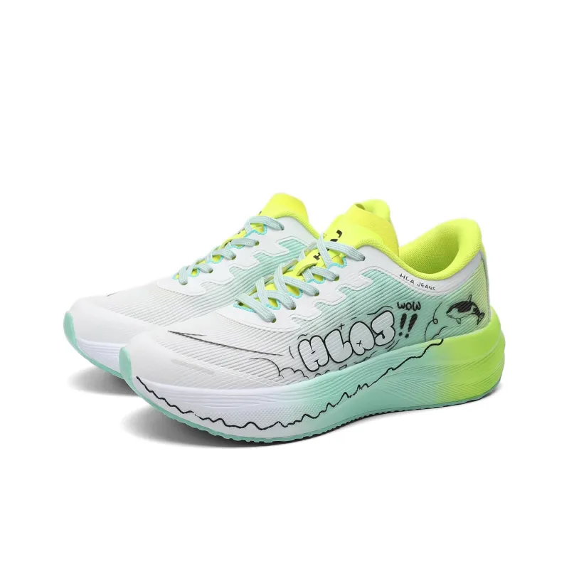 HLA JEANS Cushioning Slip Resistant Breathable Support Low Top Running Shoes Unisex-12