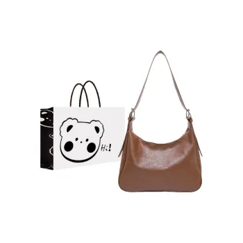 NX DOUGHNUT PU Tote Portable Crossbody Bag Shoulder Bag Regular Women's Brown/Black