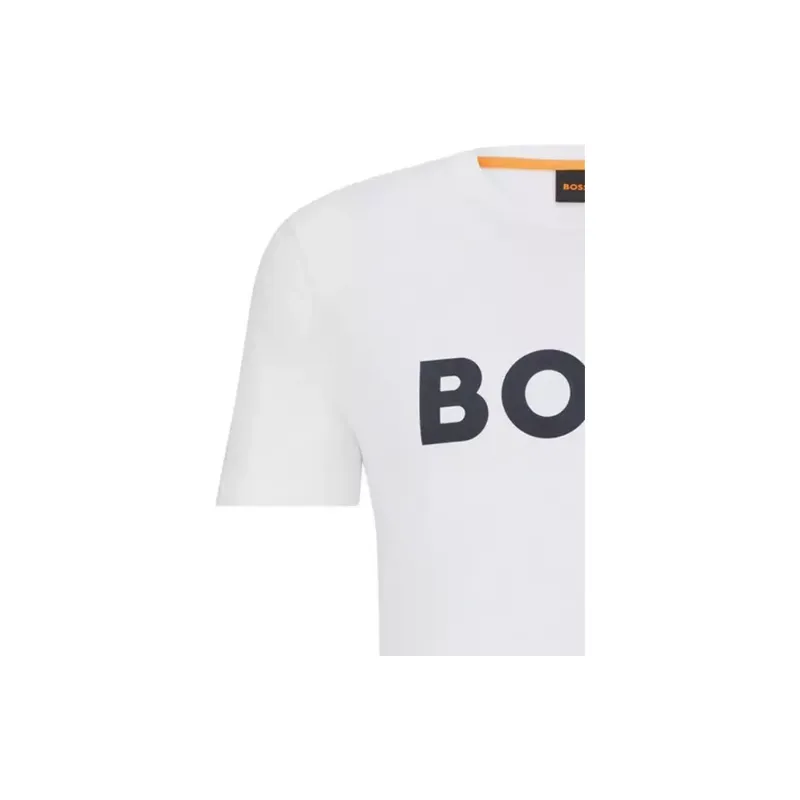 Boss HUGO BOSS Logo Printed Crewneck T Shirt-4