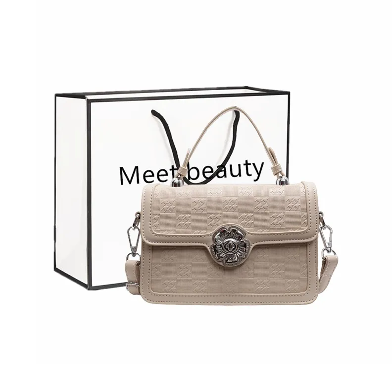Fitchell Pu Handbag Shoulder Bag Regular Women's Ecru With Brown/Ecru With Black/Ecru With Khaki/Black/Brown/Ecru-10
