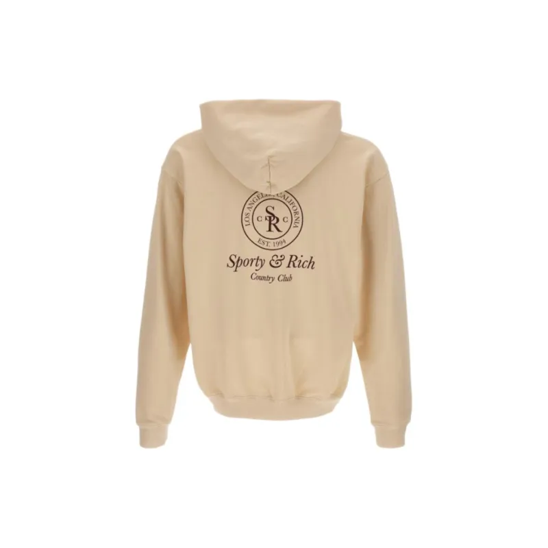 SPORTY & RICH Sweatshirt Men's Beige-1