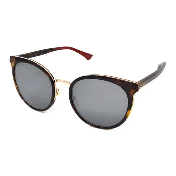 GUCCI Plastic Irregular Shape Sunglasses Unisex Tortoiseshell