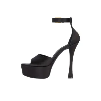 Givenchy 4G Liquid One Strap Sandals 13cm Women's Black