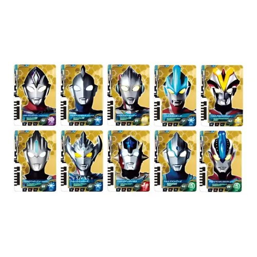BANDAI Ultraman Trigger Ultraman Dimension Cards, Ultraman Hero Chronicles Set 1 87259 Toys