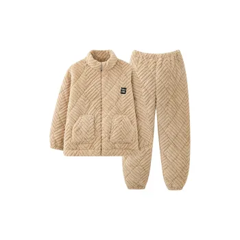 MADALLO Pajama Set Women's Wheat