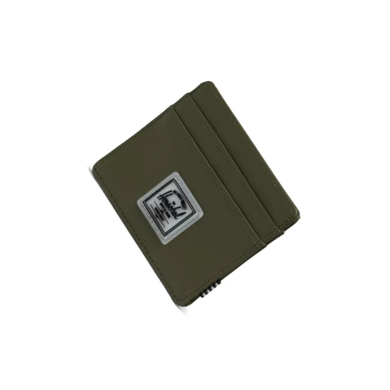 Herschel Recycled Material Card Holder Wallet Regular Unisex Ivy Green-2