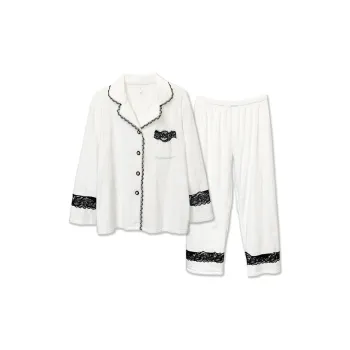 Slimma Pajama Set Women's White