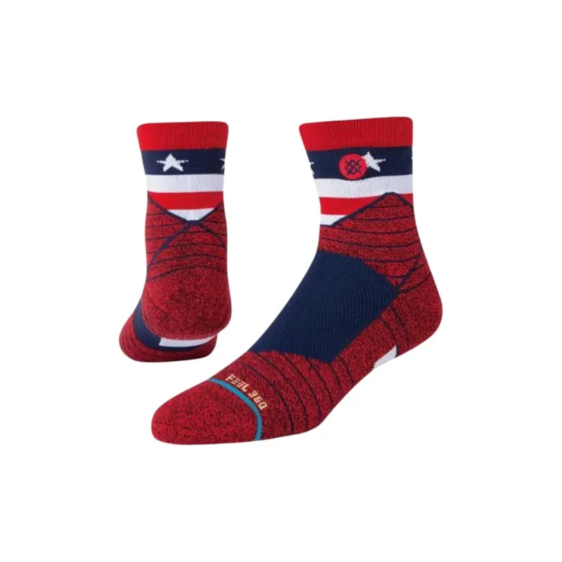 Stance Mid Calf Socks Unisex 1 Pack Red-0