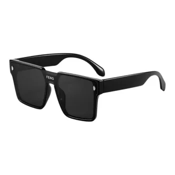 Wood Premium PC Square Sunglasses Unisex