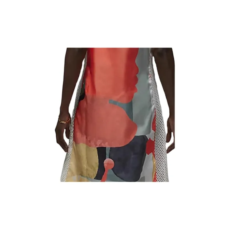 JORDAN X Bephies Beauty Supply 'Orange' Slip Dress-4