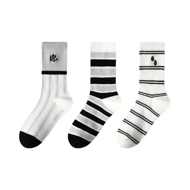 MIIOW Mid Calf Socks Women's Combo Set-10