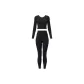 Starburst Black Long-Sleeved Top+Starburst Black Pants