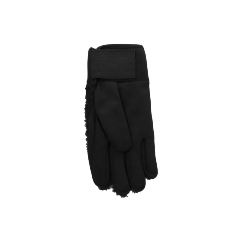 HUGO BOSS Polyester, Recycled Polyester, Elastane Gloves Men's Black-2