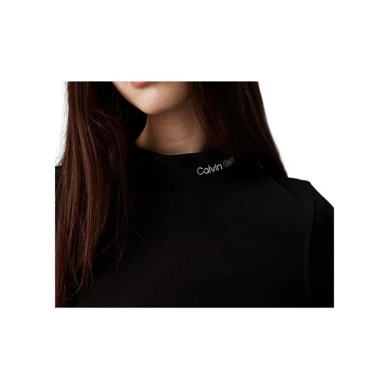 CALVIN KLEIN Long Sleeved Dresses Women's Black-4
