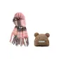 2 Pack (Bear Hat+Gray Pink Scarf)