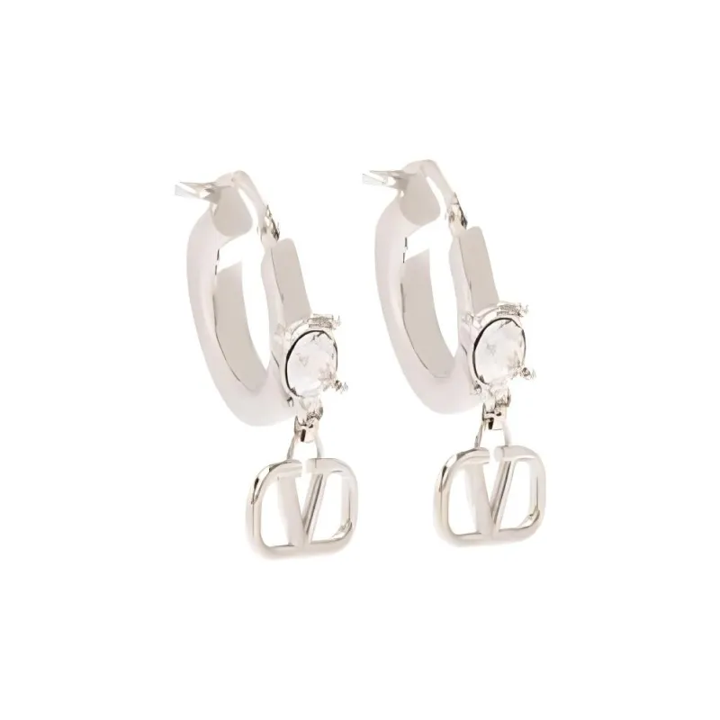 Valentino Metal Earrings Women's Silver-0