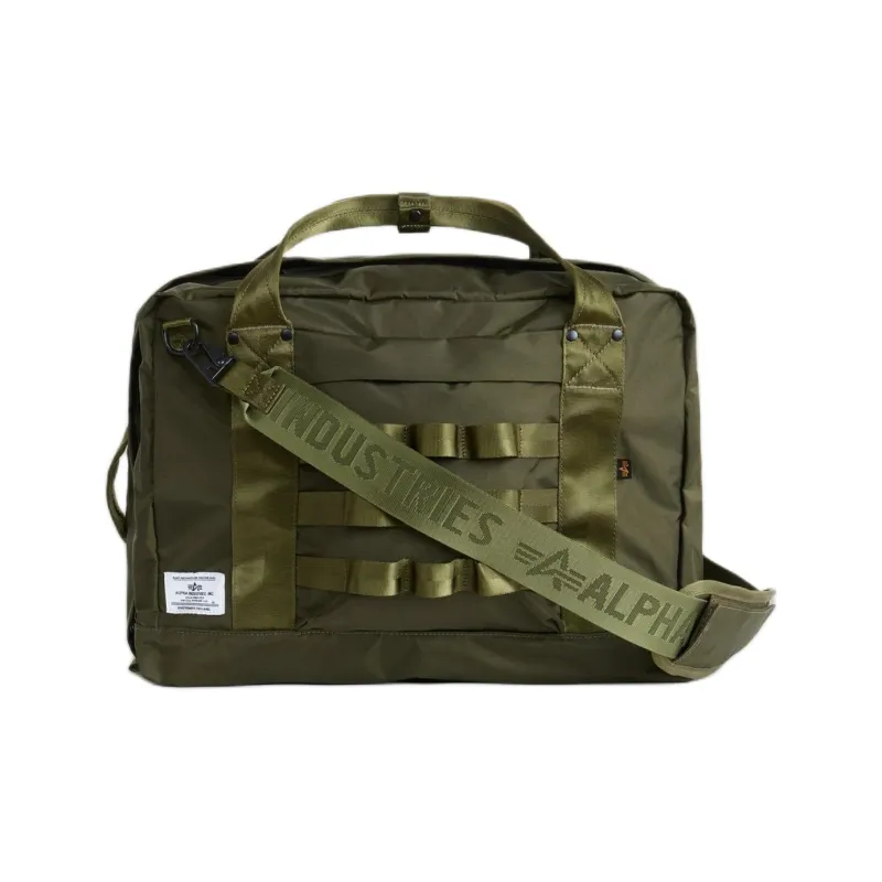 Alpha Industries Nylon Crossbody Handbags Men's Army Green-0