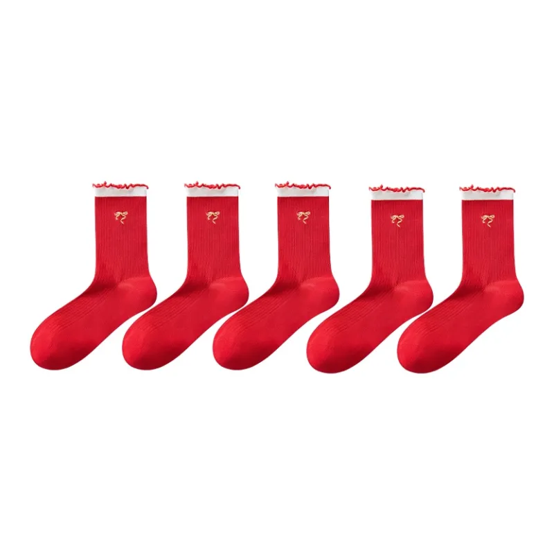 Caramella Mid Calf Socks Women's 5 Pack-6