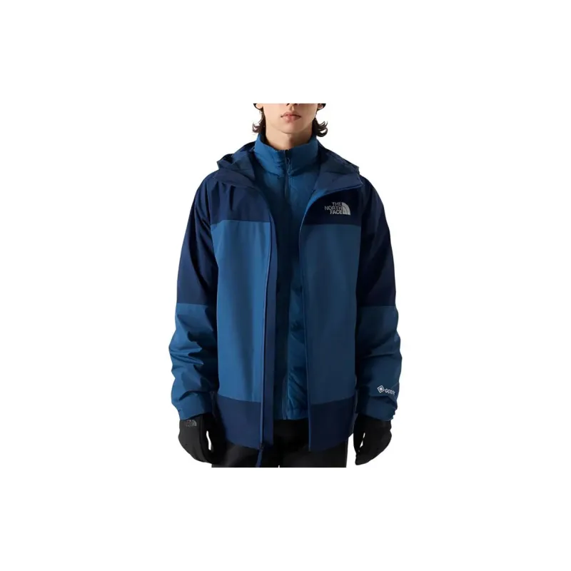 THE NORTH FACE City Outdoor Collection Waterproof And Windproof Windbreaker Jacket Men's Blue Includes Shopping Bag-2