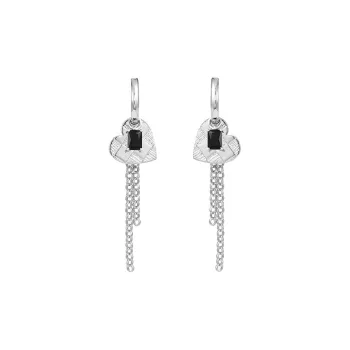 GITHA 925 Silver Needles Earrings Unisex