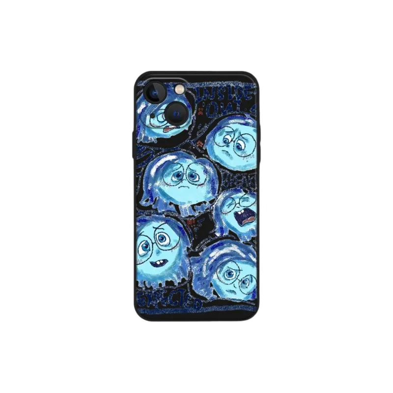 Cuttlefish Grid TPU Material Angry Birds Abstract Baby Creative Phone Case Compatible With Apple 16/15/14/13/12/11-8