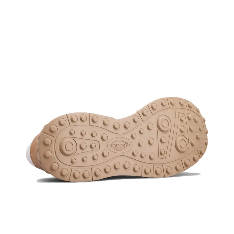 TOD'S Round Toe Lace Up Sneakers-4