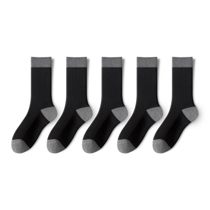 YINSHILIANGPIN Mid Calf Socks Women's 5 Pack-25