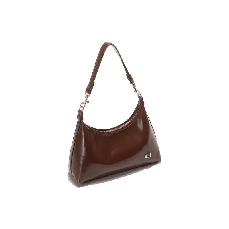 OCTSUI PVC Tote One Shoulder Crossbody Portable Shoulder Bag Regular Women's Coffee/Camel/Black-1