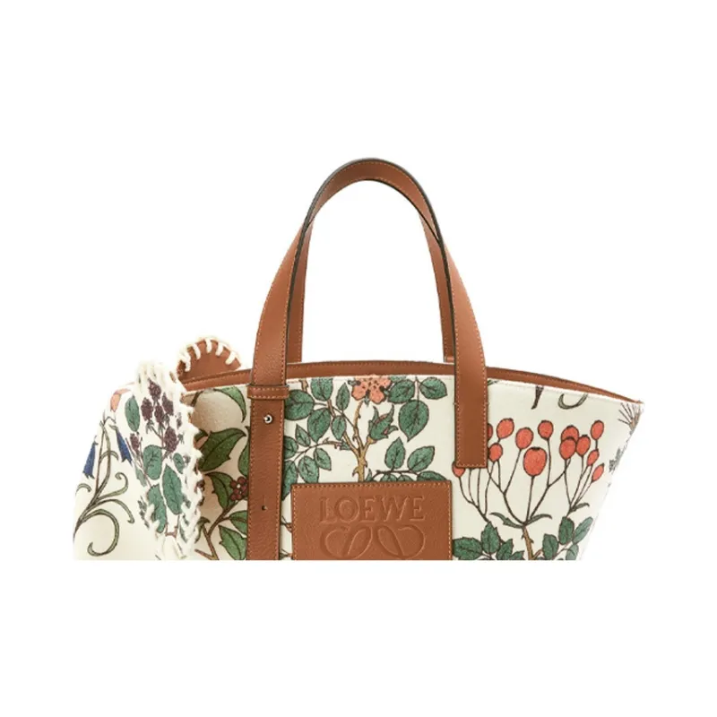 LOEWE Elephant Basket Handbags-3